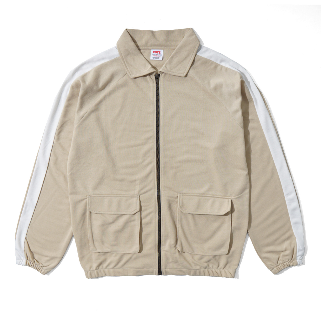 CUTS | RUGBY JAKET | VELLA CREAM/WHITE