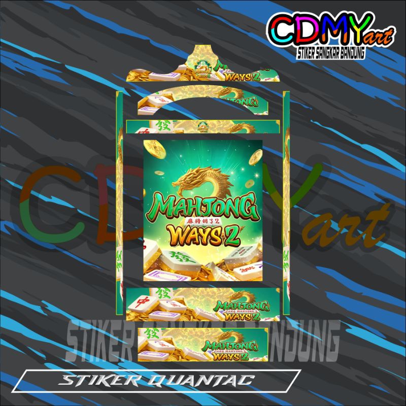 STIKER DECAL SANGKAR KOTAK