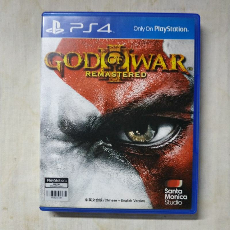 BD Kaset PS4 God of War III 3 Remastered