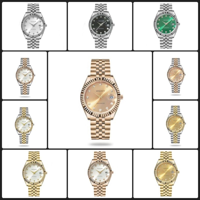 JAM TANGAN WANITA HEGNER 1703 / HW 1703L ORIGINAL GARANSI 1TAHUN