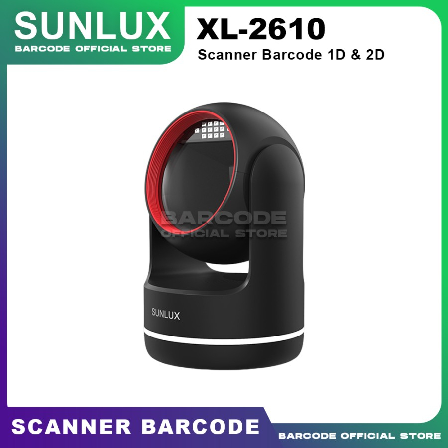 Handfree Barcode Scanner Sunlux XL2610 Mobile Payment Ritel Swalayan Supermarket