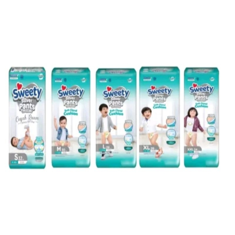 pempres sweety silver pants