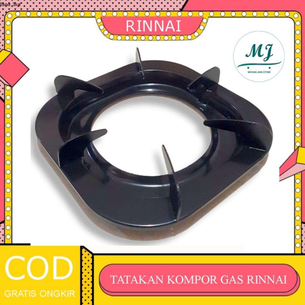 Tatakan Sparepart Kompor Gas Rinnai Dudukan Kompor Gas Rinai 2 Tungku Original Kaki 6