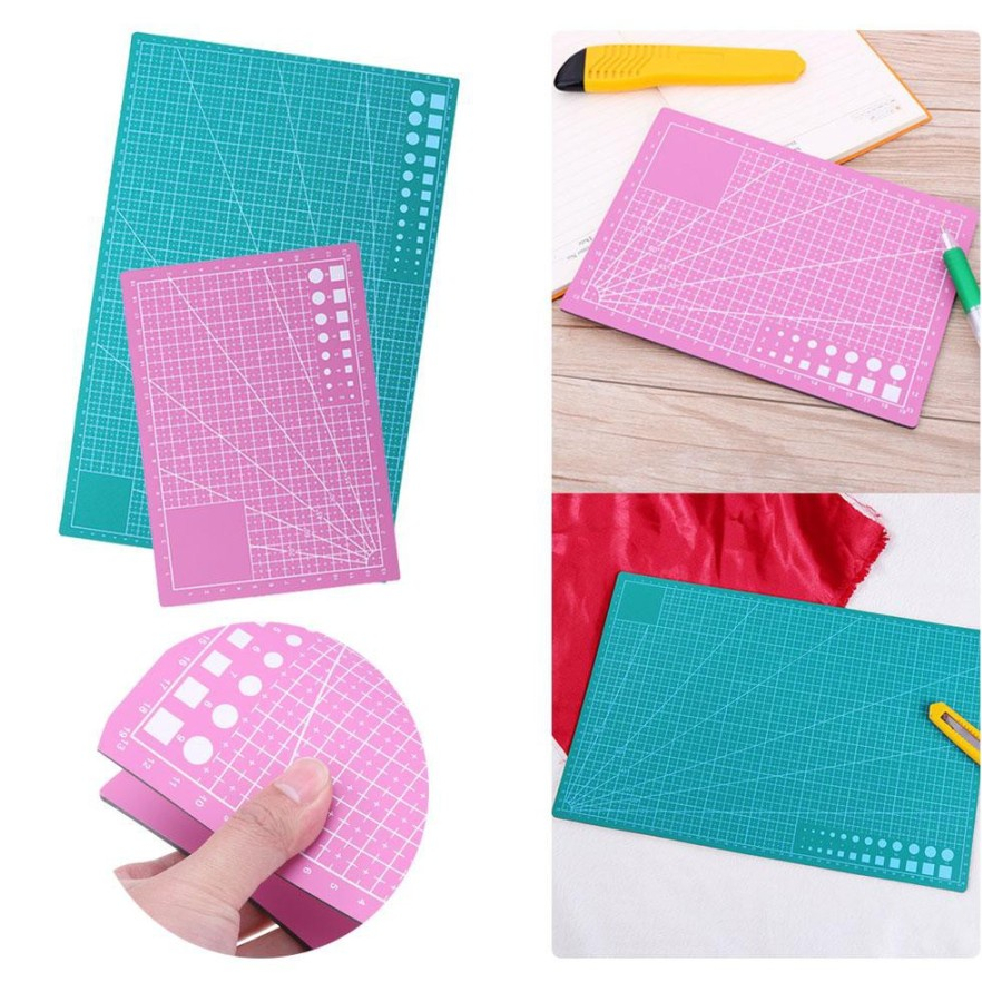 

Cutting Board Ukuran A5 PVC Alas Pemotong Warna Random Cut Mat JOYKO Alas Memotong Kertas Potong Office Sekolah Stationery Work Cutting Mat Pad Alas Potong Pad Kualitas Bagus Murah Termurah Peralatan Perlengkapan Tools Stuff Kuat Grosir Prakarya Malang