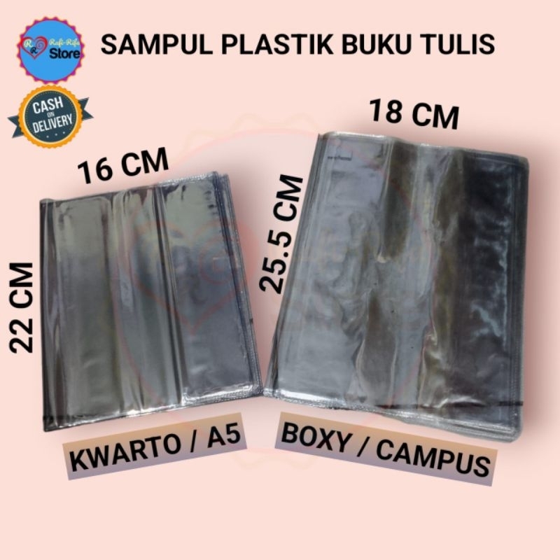 

Sampul Buku Tulis Plastik isi 10 Lembar