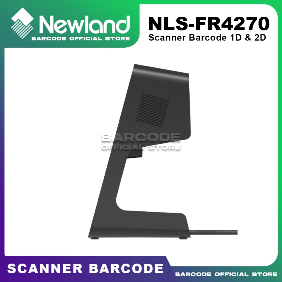 Newland FR-4270 Scanner Barcode Duduk 1D 2D Imager IP52 Scan Barang Ritel Swalayan Supermarket