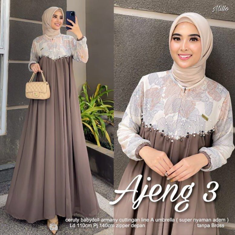 Ajeng Dress | Dress Casual | Stelan Wanita | Outfit Casual | Fashion Terbaru | Outfit Kondangan
