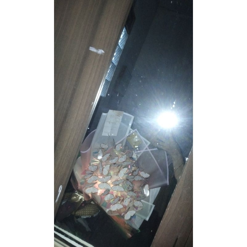 Buket Kupu-kupu LED / buket kupu kupu // buket kupu kupu // LED// topper kupu kupu