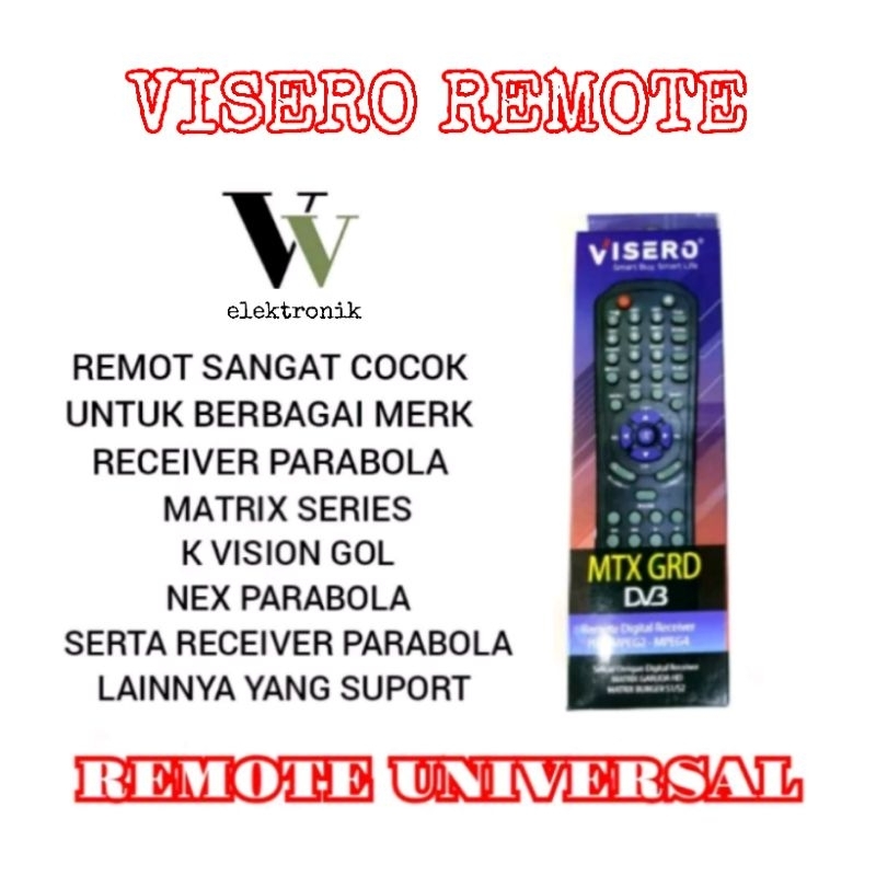Remot Universal Nex Parabola K Vision