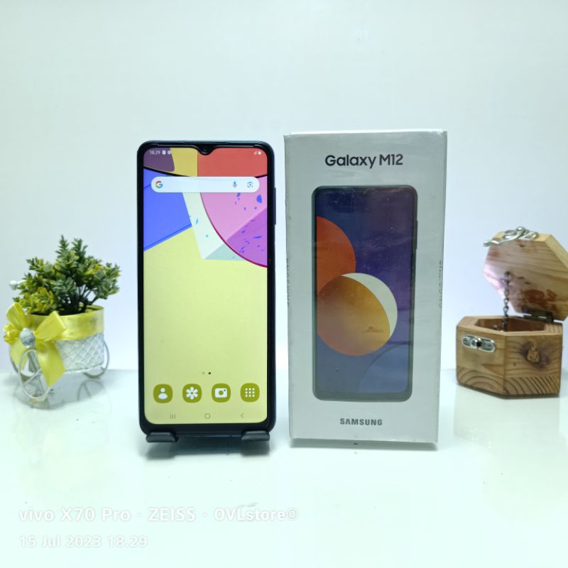 HP SAMSUNG M12 4/64 GB RAM 4 MEMORI 64GB 4/64GB HP BEKAS SECOND