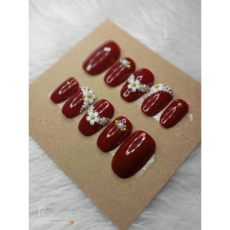 Kuku Palsu Maroon/KUPAL Wedding