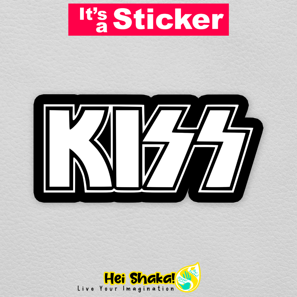 

Stiker KISS Sticker Musik Band Vinyl Anti Air