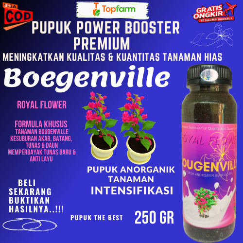 Pupuk Bunga / Pupuk Bunga Bougenville / Pupuk Royal Flower 250 GR / Pupuk Bunga Bogenvil / Pupuk
