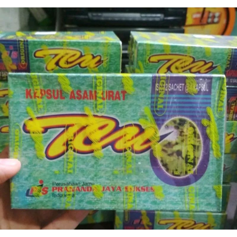 TCU KAPSUL ORIGINAL / OBAT ASAM URAT / REMATIK PEGAL LINU DLL