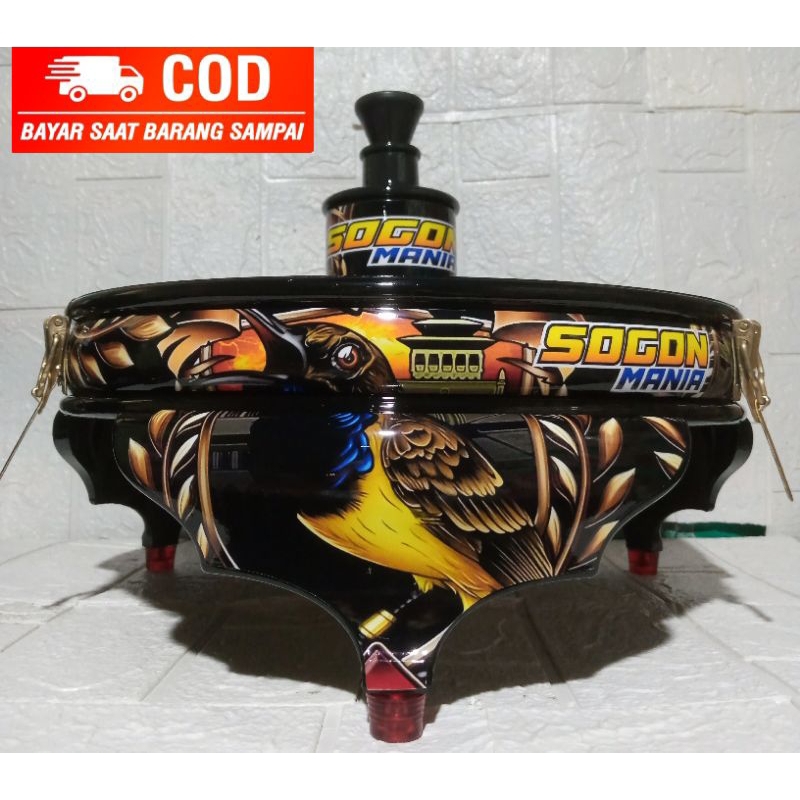 TEBOK LOVEBIRD PVC BATMAN MOTIF SOGON MANIA