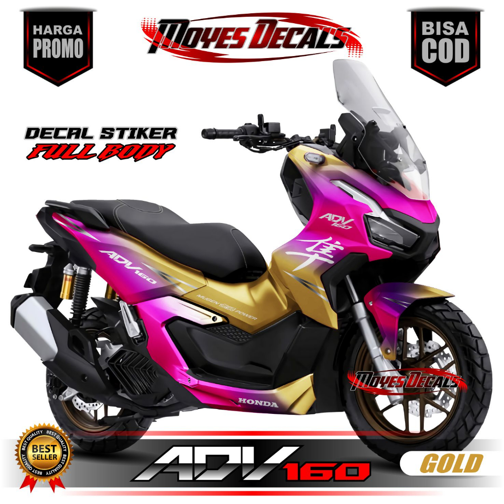 Decal ADV160  Fullbody / Stiker Variasi Adv160/ Decal Variasi List ADV160 Bunglon