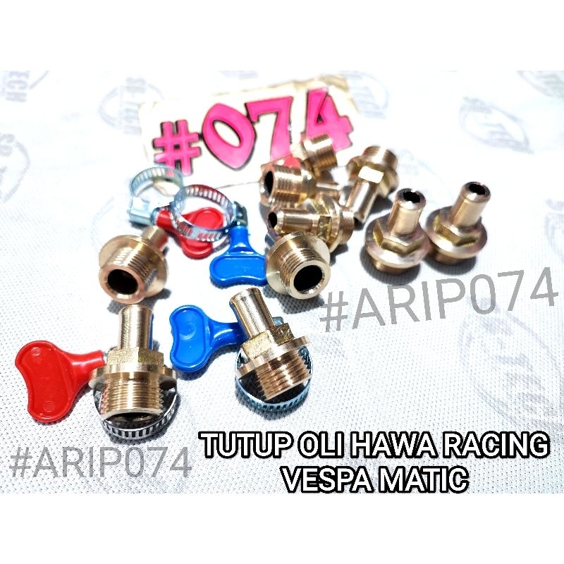 [COD] TUTUP OLI RACING VESPA MATIC TUTUP OLI LUBANG HAWA VESPA MATIC TUTUP OLI JALUR SELANG HAWA VES