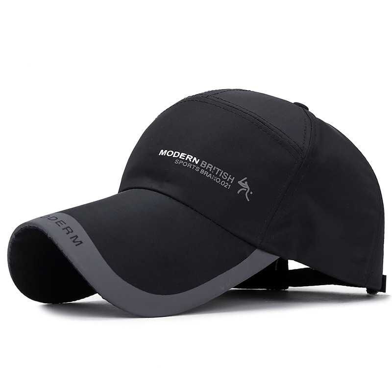 Topi Pria Wanita Dewasa Lidah Panjang Topi Olahraga Senam Long Visor Kasual Outdoor Sport Baseball
