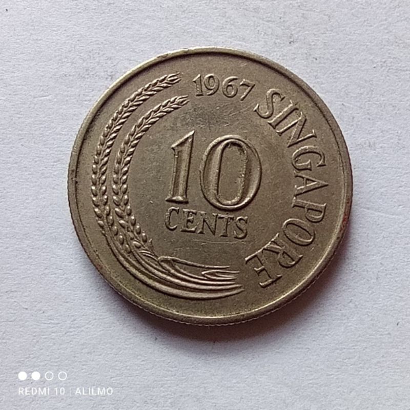 10 cent koin singapura