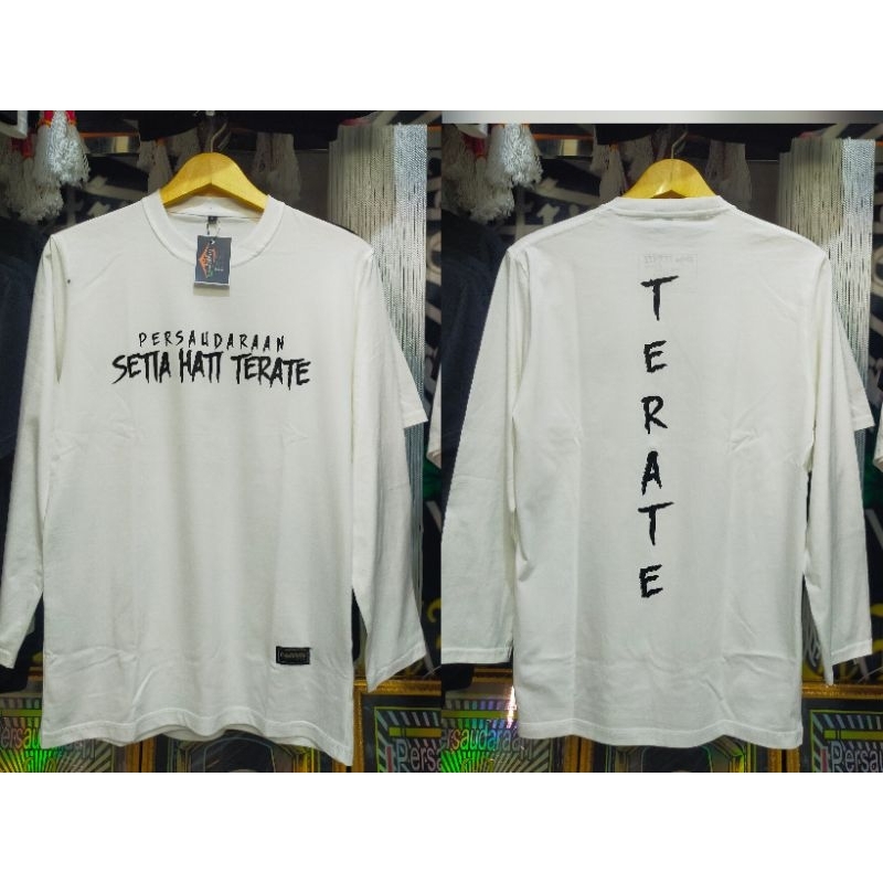Kaos PSHT putih panjang code terate