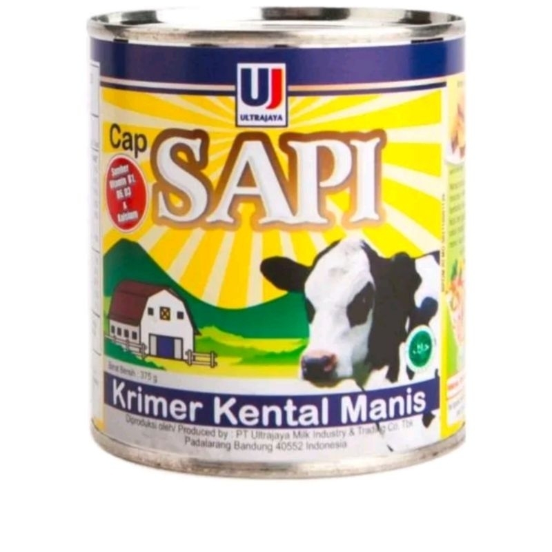 Susu sapi putih kaleng 370gr