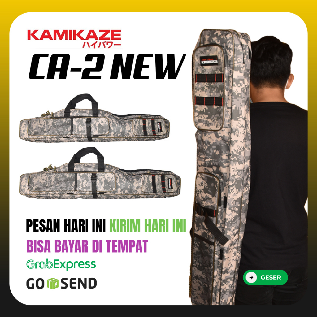 TAS PANCING KAMIKAZE CA-2 NEW 100CM & 120CM CAMO ARMY