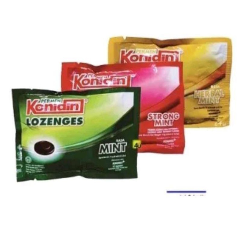 

Permen Konidin Lozenges isi 6buti/Permen Sakit Tenggorokan