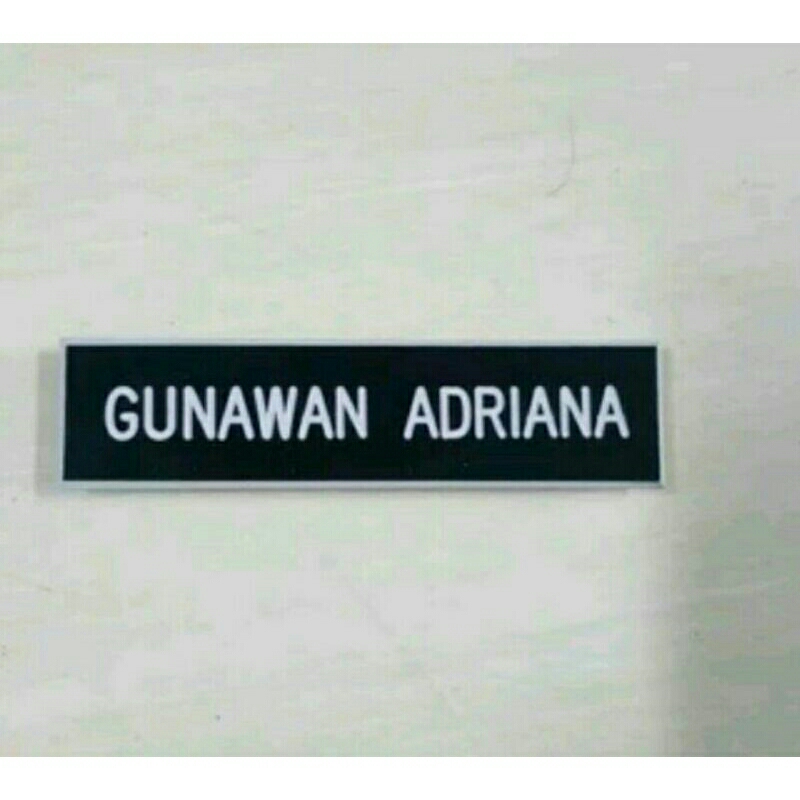 

NAME TAG NAMA GRAVO NAMA DADA