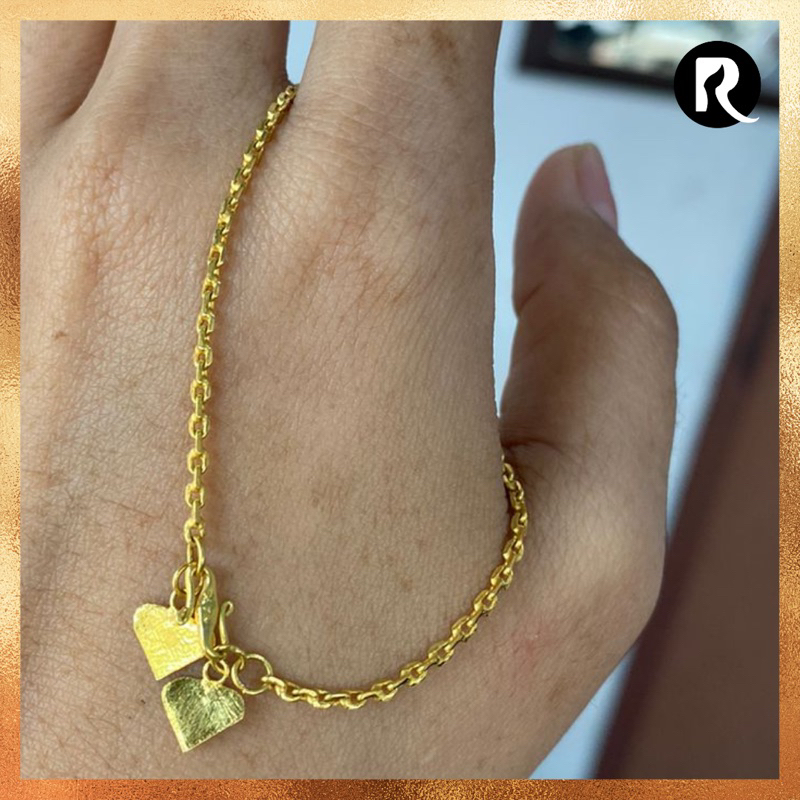 Gelang Emas 24 karat asli Model Nori Medan