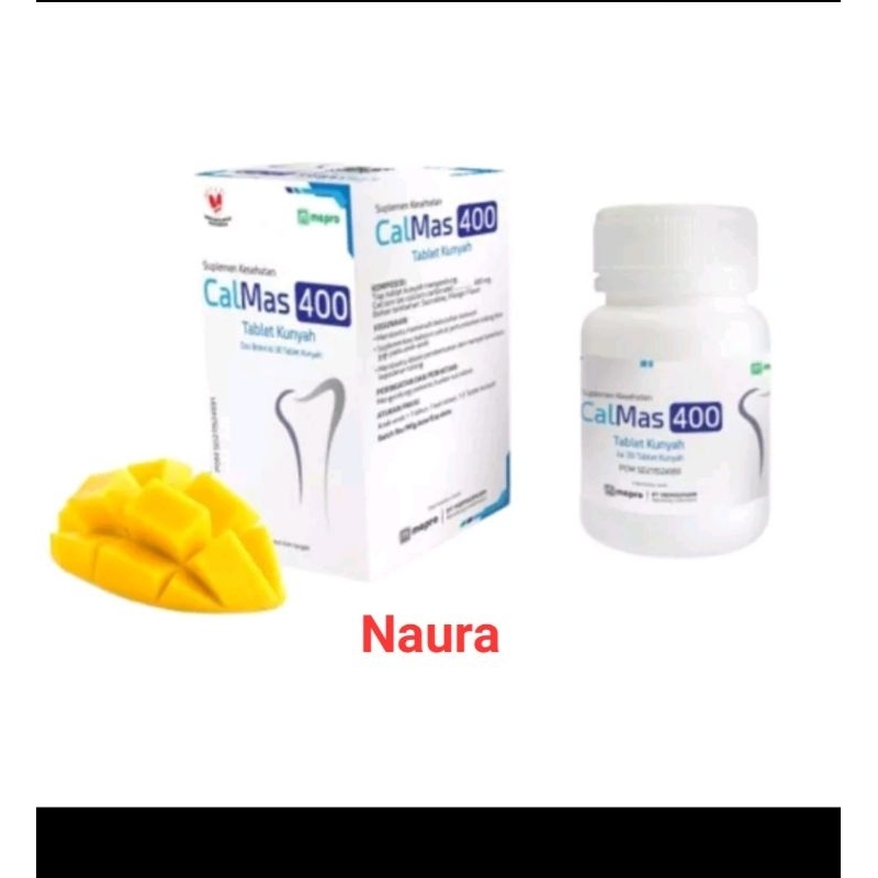 Calmas 400mg tablet hisap kalsium anak