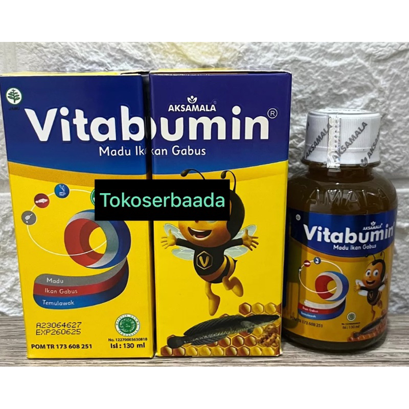 

Vitabumin madu ikan gabus/nafsu makan anak