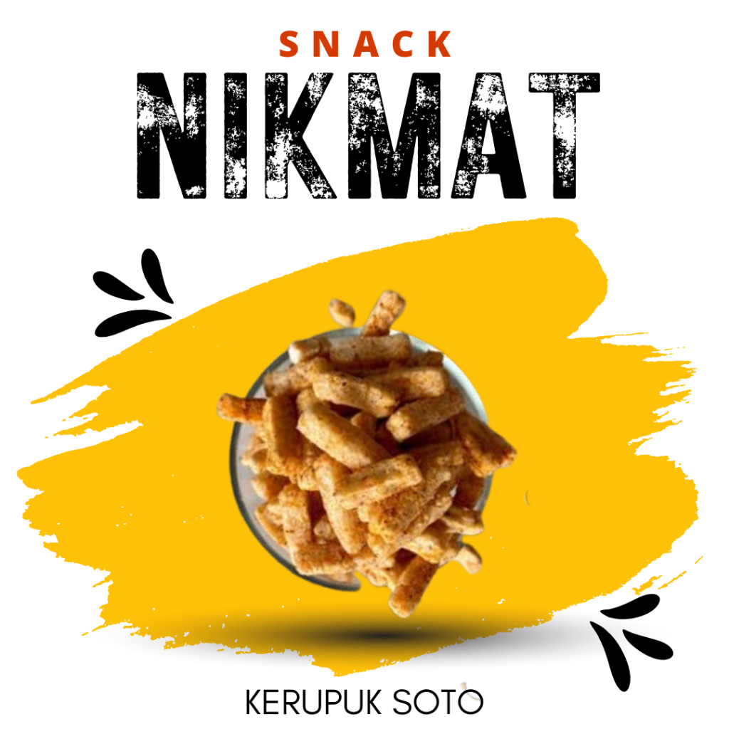 

[SNACK NIKMAT] Kerupuk Soto / Kerupuk Samit / Snack Cemilan Makanan Ringan / Camilan Gurih Asin Pedas