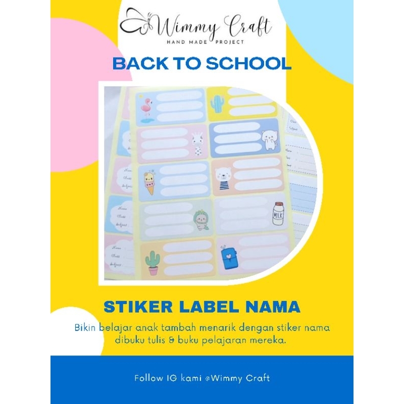 

Stiker Label Nama murah meriah