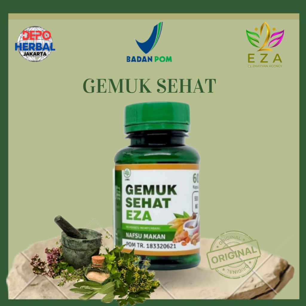 BENLEMU GEMUK SEHAT 60 kp | GEMUK SEHAT EZA 60 kp | gemuk badan dewasa & anak Anak gemuk sehat eza o