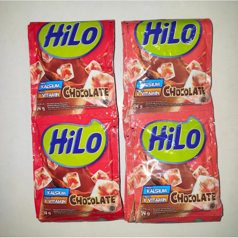 

Hilo Chocolate 1 Renteng isi 10 Sachet