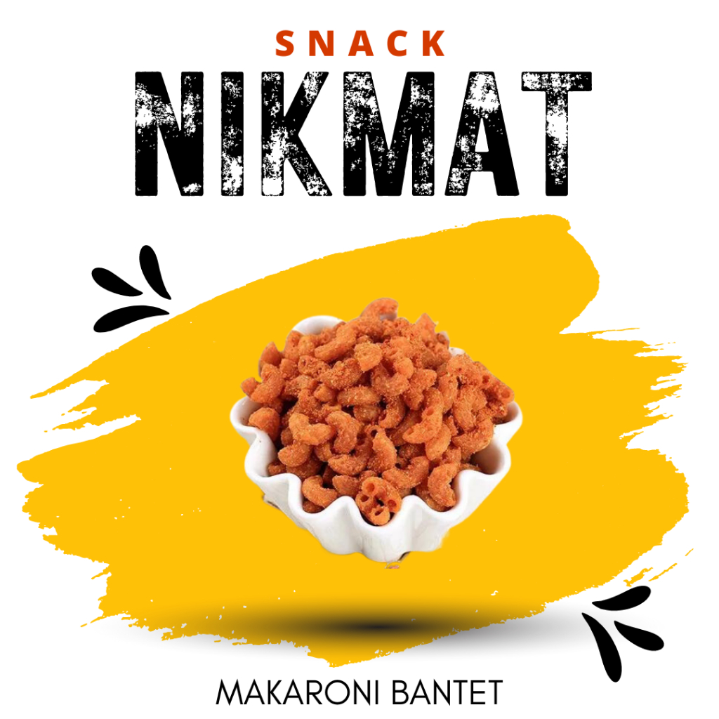 

[SNACK NIKMAT] Makaroni Bantet / Makaroni / Snack Cemilan Makanan Ringan / Camilan Gurih Asin Pedas