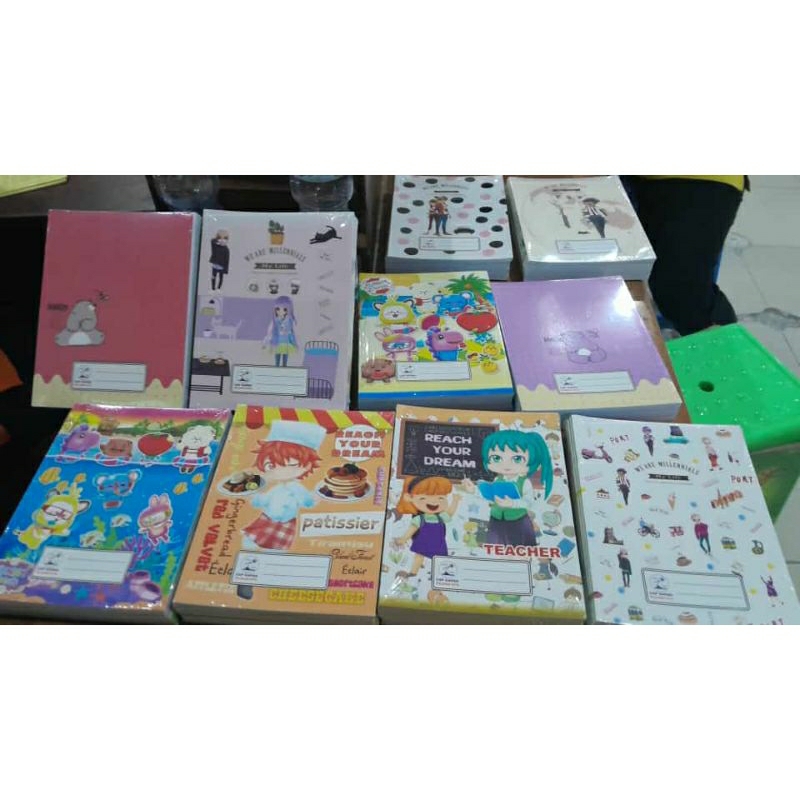 

Buku Tulis bergaris isi 38Lembar (1pack isi 10 Buku)