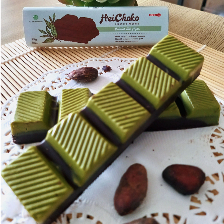 

Heichoko Coklat Greentea Bar Batang