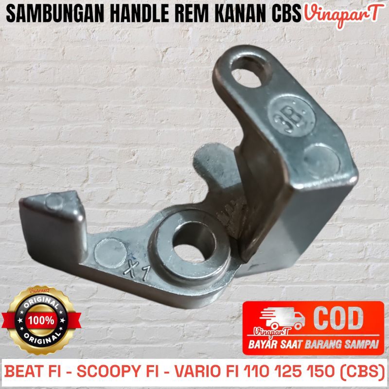 sambungan handle rem kanan depan beat fi scoopy fi vario fi 110 125 150 cbs original