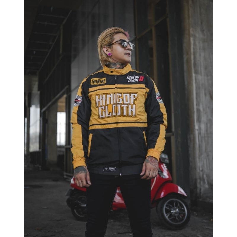 NASCAR JACKET BORDIR - COD JAKET NASCAR MISCAST / JAKET RACING / SPEED RACER
