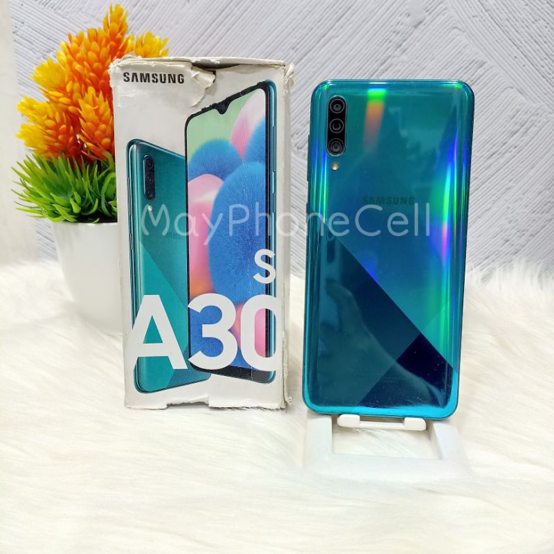 Samsung A30s Ram 4GB Internal 64GB 4/64 Hp Second Fullset Batangan Bergaransi