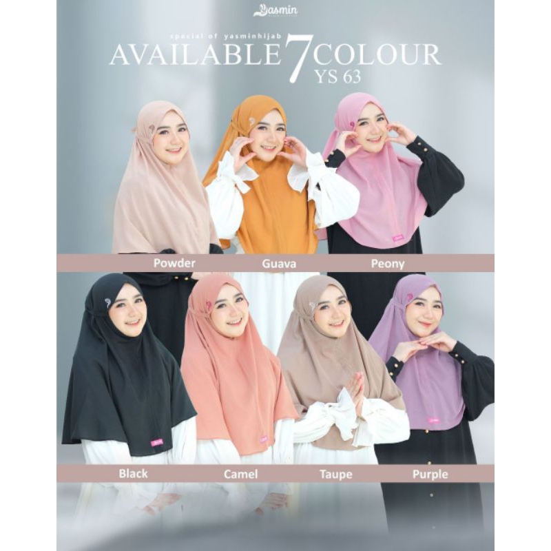 Bergo maryam yasmin hijab ys 63