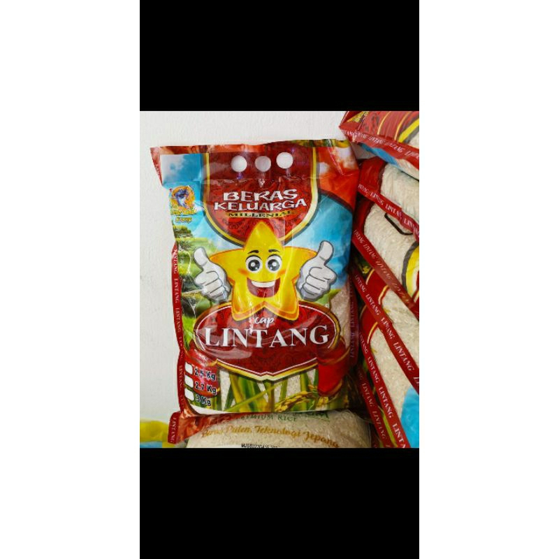 Beras Cap Lintang Berkualitas 3KG/5KG