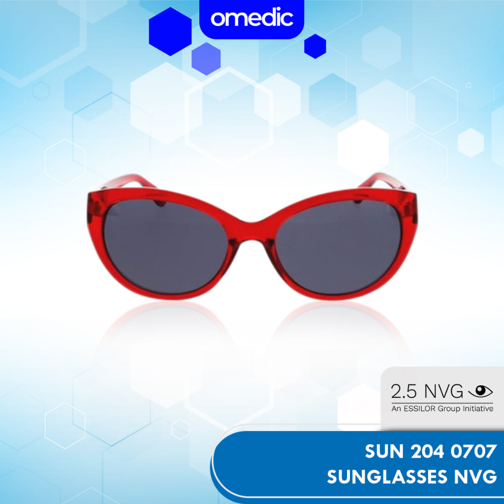 2.5 NVG Sunglasses Kacamata Hitam Wanita Red SUN 204 0707