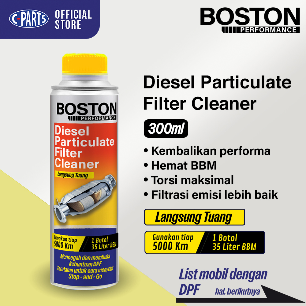 DPF Cleaner BOSTON Performance Diesel Particulate Filter Cleaner Mobil Langsung Tuang