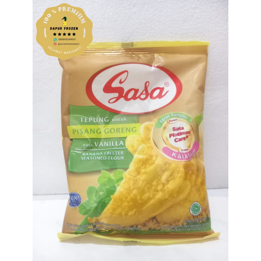 

Sasa Tepung Pisang Goreng 210 gr