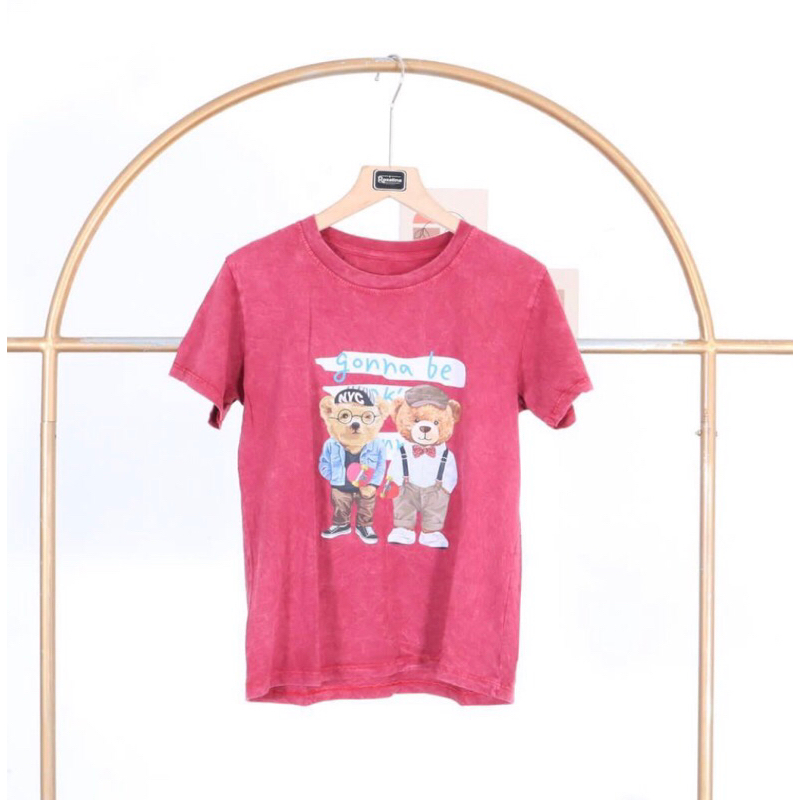 Pakaian wanita//Kaos Standart wash print