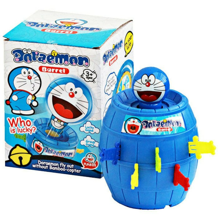 Mainan Family Games Pirate Doraemon Barrel Roulette Lucky Running Man