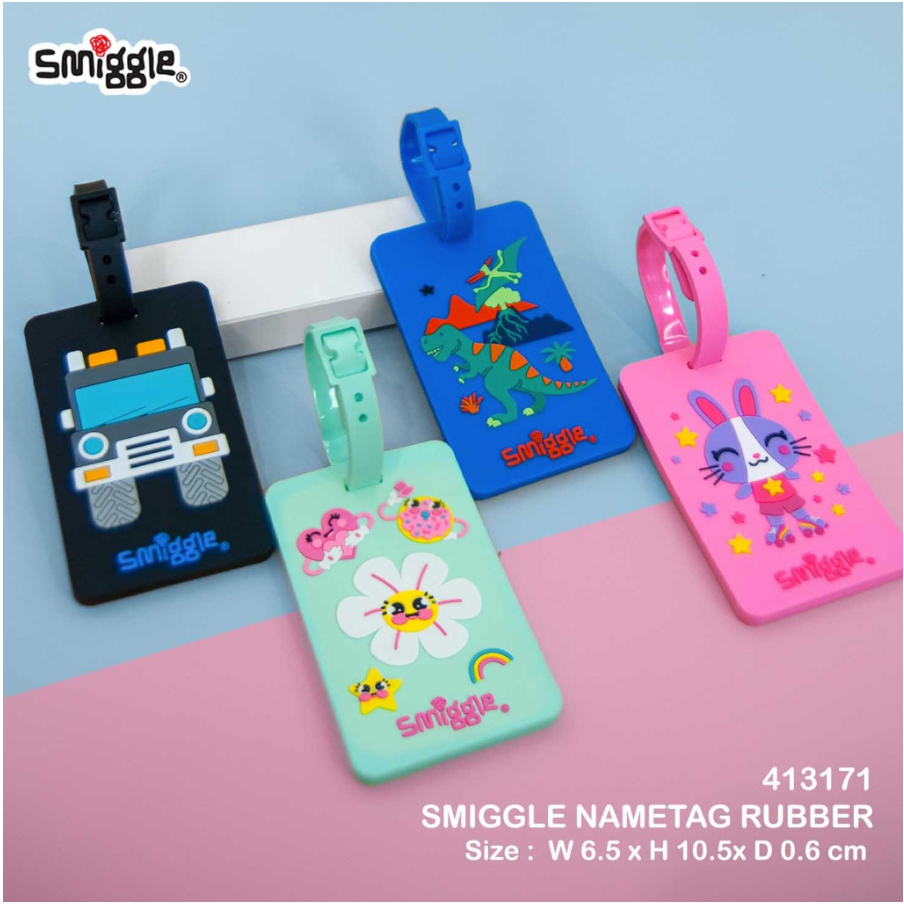 

SMIGGLE NAMETAG RUBBER 413171 CHOCHO88 SHOP
