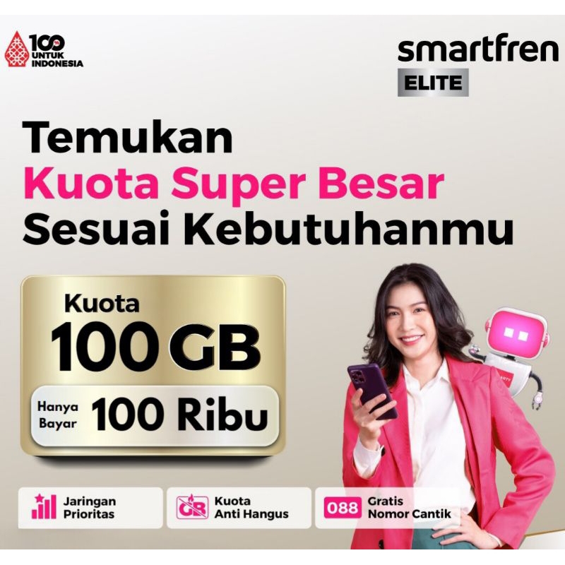 Kuota 100GB Smartfren Elite